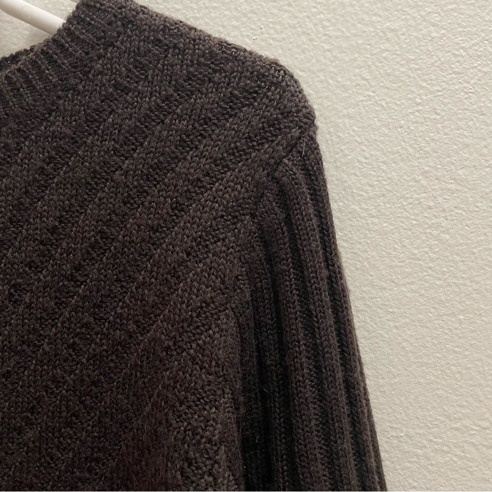 HARVE BENARD by BENARD HOLTZMAN Women’s Brown Wool Blend Sweater. Size M - Picture 3 of 8